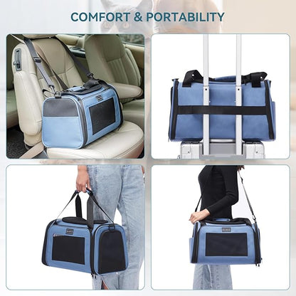 PETSFIT Pet Carrier, Dog Carrier Airline Approved, Collapsible Soft Sided TSA - Image 4