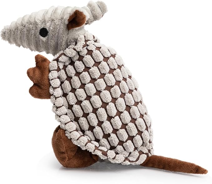 Hollypet Plush Dog Squeaky Toy Stuffed Armadillo Animal Pet Puppy Chew Toys by Hollypet