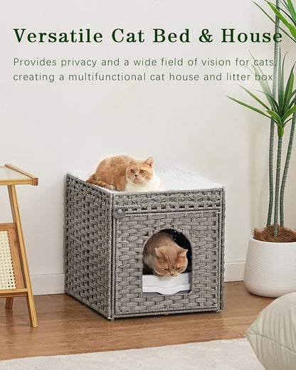 SETVSON Cat Beds for Indoor Cats Extra Large Double Cat Cave Pet Cube, - Image 7