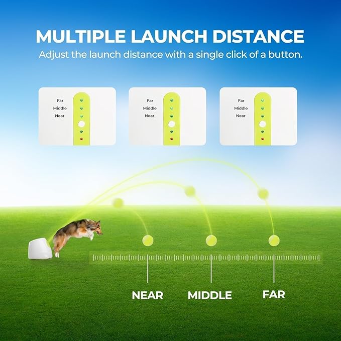 ALL FOR PAWS Automatic Dog Ball Launcher, Interactive Fetch Toy for Medium to - Image 2