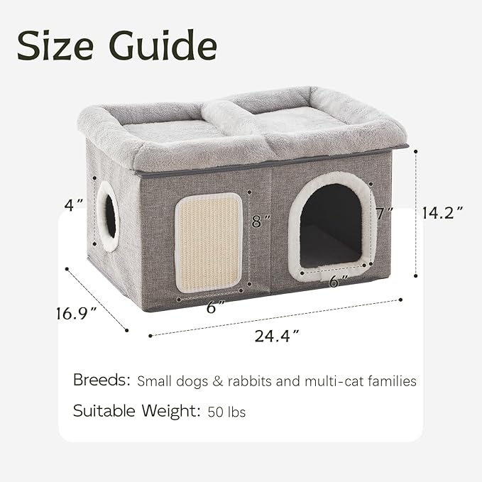 WINDRACING Cat House for Indoor Cats - Image 4