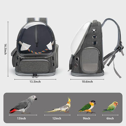 Bird Backpack Carrier Travel Cage - Image 3