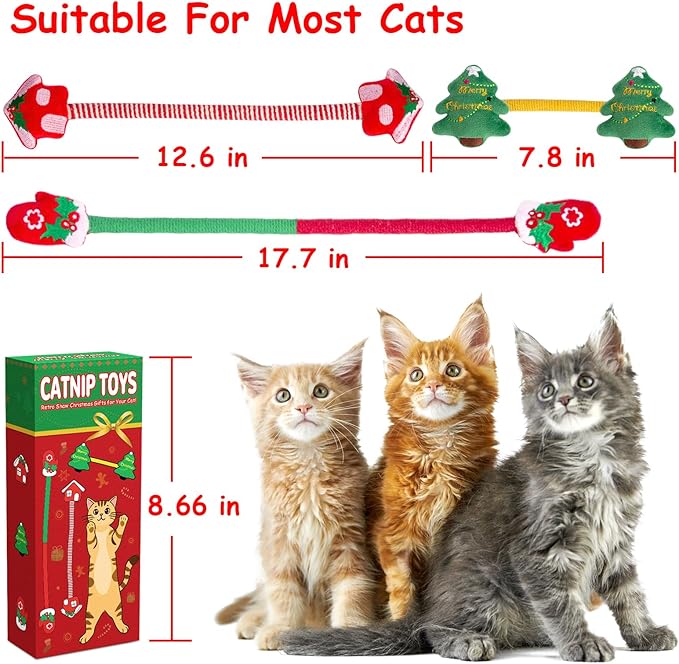 Retro Shaw Cat Chew Ropes 3PCS, Kitten Teething Toys - Image 6