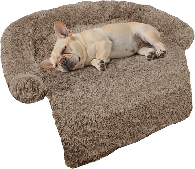 Calming Dog Bed Fluffy Plush Dog Mat by GGIB