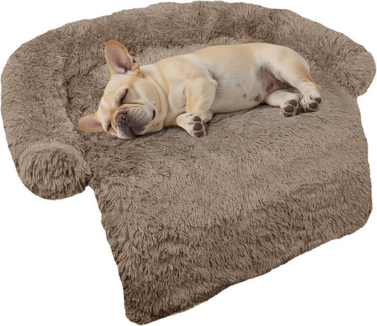 Calming Dog Bed Fluffy Plush Dog Mat by GGIB