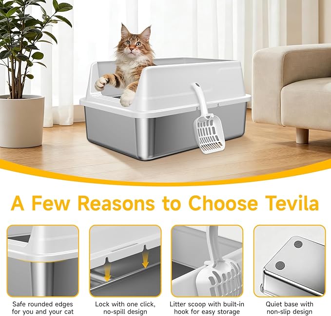 Stainless Steel Litter Box - Image 8