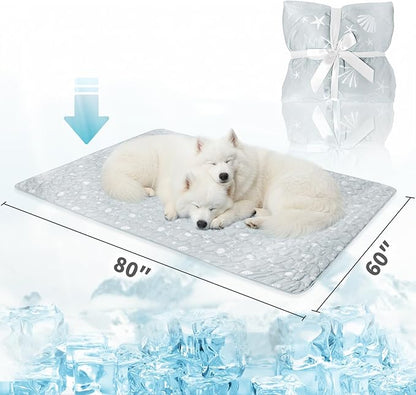 NWK Dog Cooling Blanket, Q-Max>0.345, Ice Silk Cool to Touch Material, - Image 5