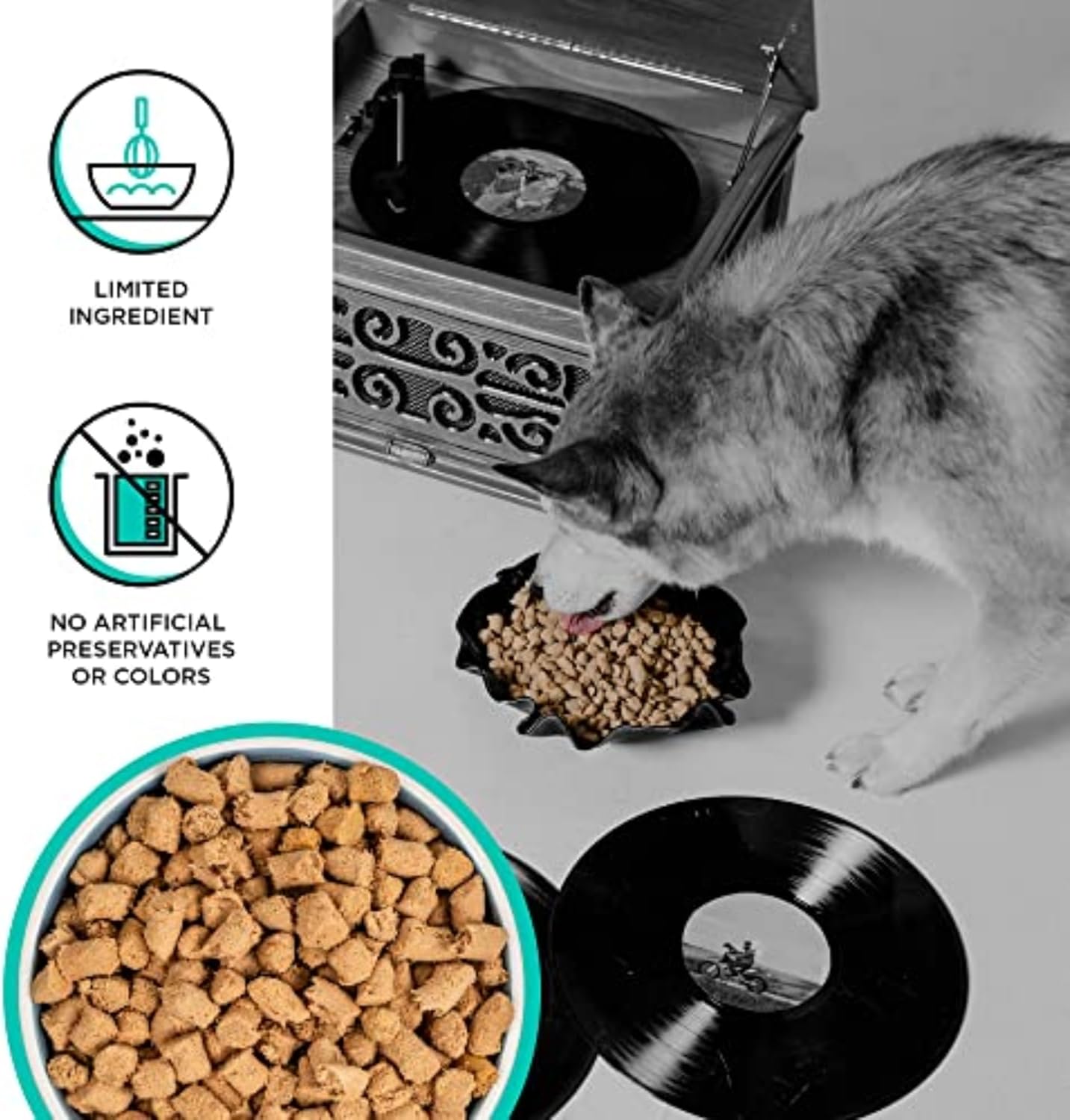 BIXBI Rawbble Freeze Dried Dog Food, Duck Recipe, 4.5 oz - 95% Meat and Organs, No Fillers - Pantry-Friendly Raw Dog Food for Meal, Treat or Food Topper - USA Made in Small Batches
