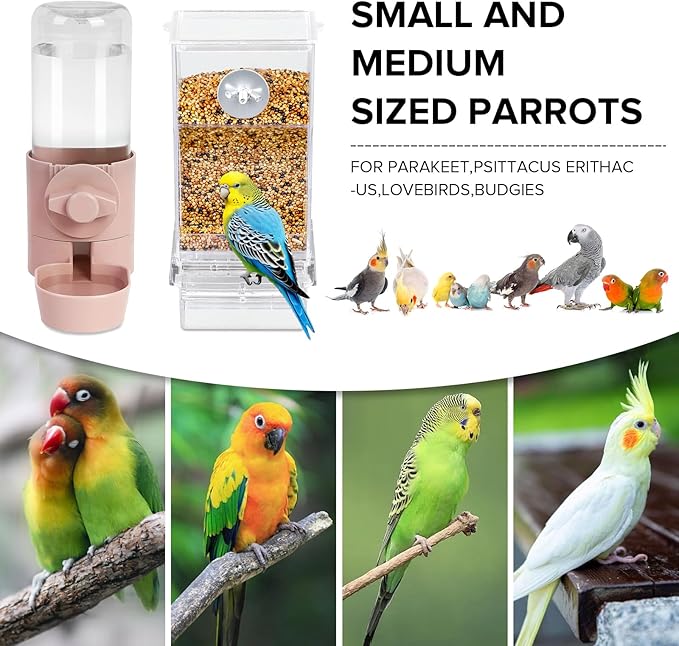 lemtrflo No Mess Bird Feeder Water Dispenser Set, Bird Feeder - Image 3