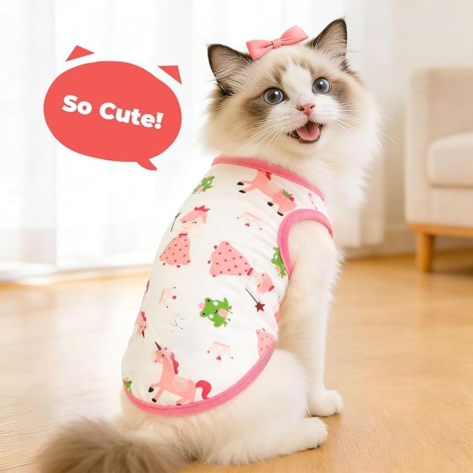 PETCARE Cute Cartoon Cat Shirts - Image 3