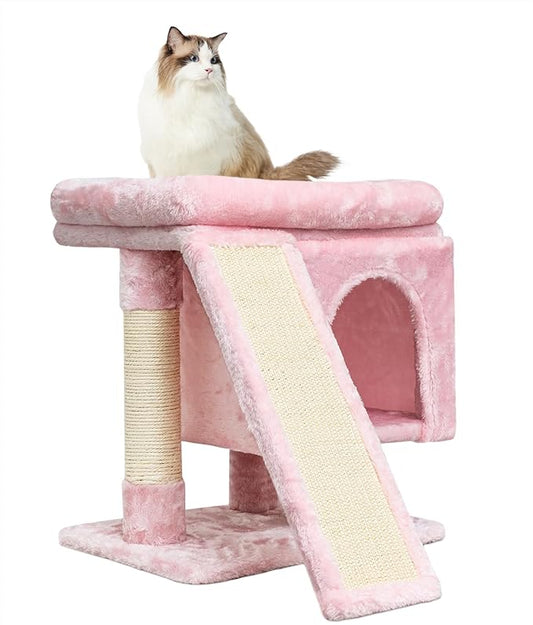 SYANDLVY Small Pink Cat Tree by SYANDLVY