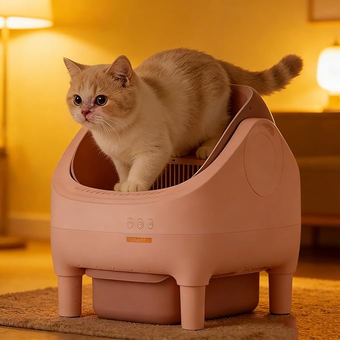 Portable Pet Pivot Litter Box Replacement pad，Open-Top Automatic Litter Box - Image 6
