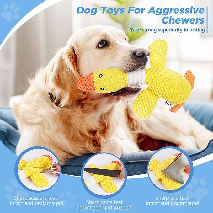 Vitscan Durable Dog Toys for Small Large Dogs, Dog Chew Toy for Not Aggressive - Image 2