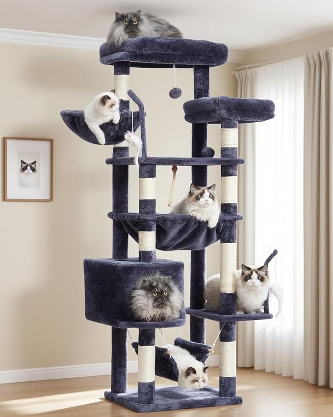 Gitelsnour Cat Tree, Cat Tower for Large Cats - Image 9