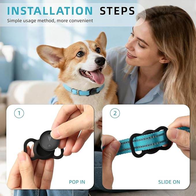 Pet GPS Tracker for Dogs, Smart Mini Location Collar Trackers for Cats - Image 5