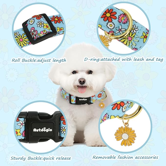 Dog Collar for Small Dogs, Spring &Summer Theme Dog Collars - Image 4
