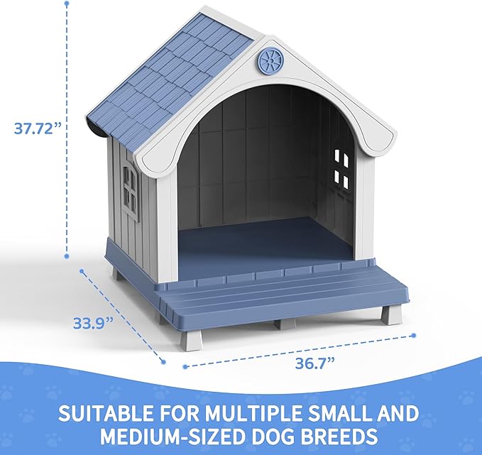 Dog Houses Outdoor, Large Dog House - Image 2