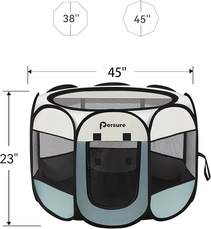 Dog Cat Playpen Indoor Outdoor for Puppy Pet Dogs Cat Recovery After Surgery - Image 7