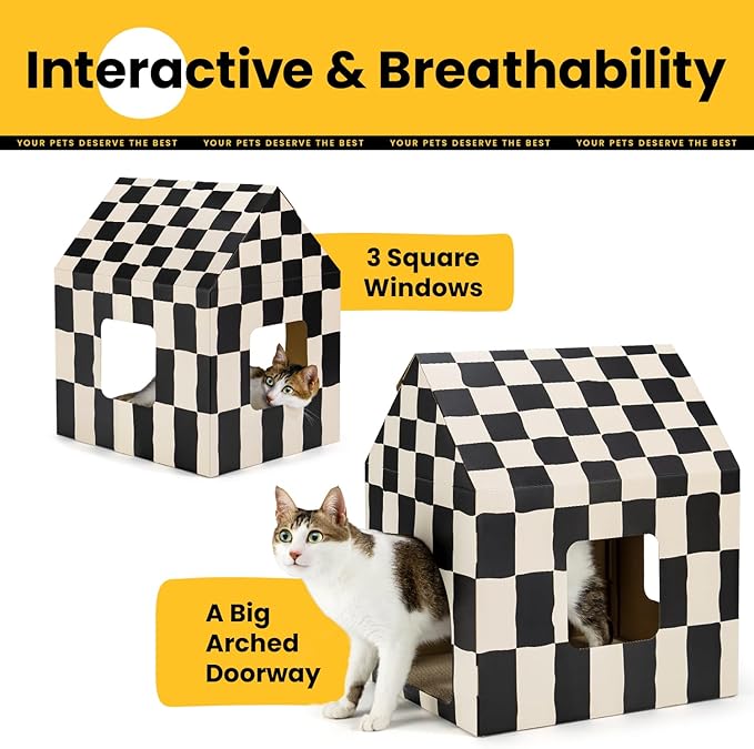 Conlun Cardboard Cat House - Image 2