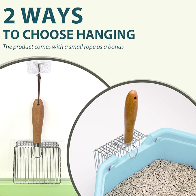 Cat Litter Scoop, Kitty Metal Scooper - Image 6