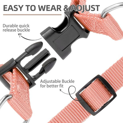 PUPTECK No Pull Dog Harness Soft Adjustable Basic Nylon Step in Puppy Vest - Image 3