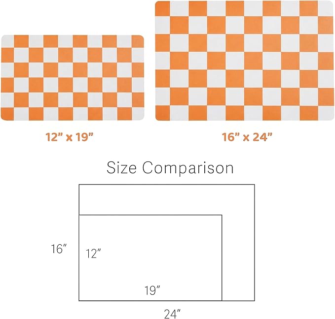 Checkered Dog Feeding Mat, Absorbent Mats - Image 7