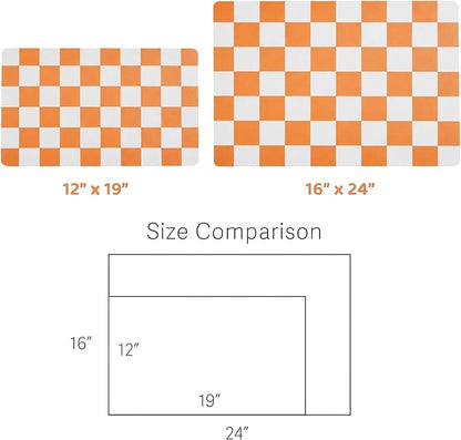 Checkered Dog Feeding Mat, Absorbent Mats - Image 7