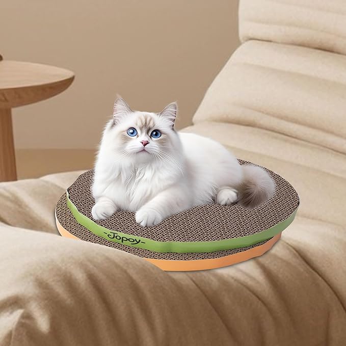 Round Cat Scratcher Replacement Pads -Circle Scratcher Pad Cardboard Cat - Image 5