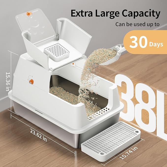 Stainless Steel Cat Litter Box - Image 4