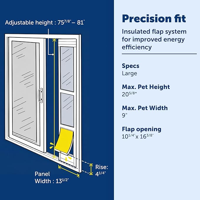 PetSafe Extreme Weather Sliding Glass Pet Door - Image 3