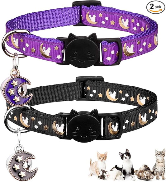 Baeuppit 2Pcs Breakaway Cats Collars Cat Collars by Baeuppit