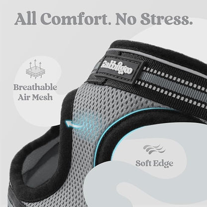 rabbitgoo Cat Harness and Leash, Step-in Escape Proof Kitten Harness Set - Image 7
