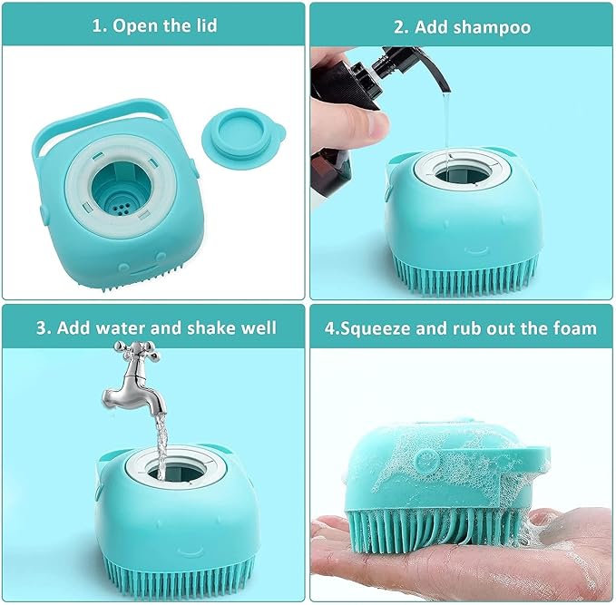 7pcs Pet Grooming Kit, Self-Cleaning Brush Shedding Kit - Image 5