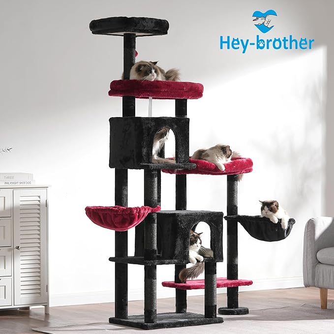 Hey-brother Cat Tree Tower, Scratching Posts - Image 8