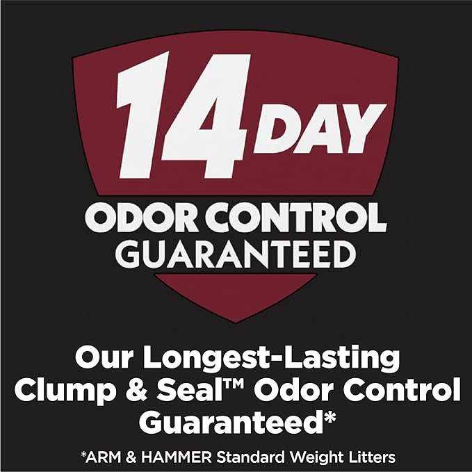 ARM & HAMMER Clump & Seal Platinum Cat Litter, Powerful Odor Eliminators - Image 2