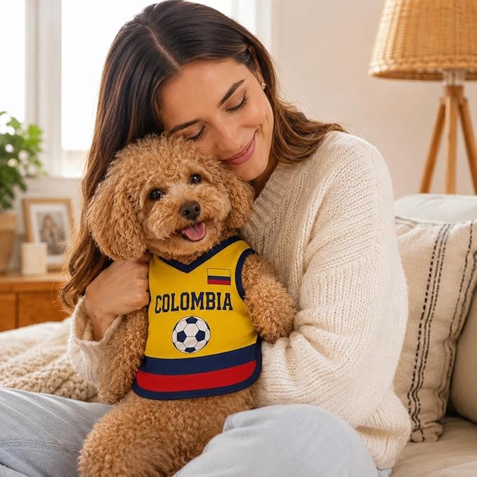 V-DECORPARKS Dog Jersey Custom Name Number, Pets Soccer Jersey - Image 2