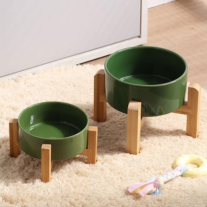Petygooing 28 OZ Elevated/Raised Ceramic Dog Bowl - Image 7