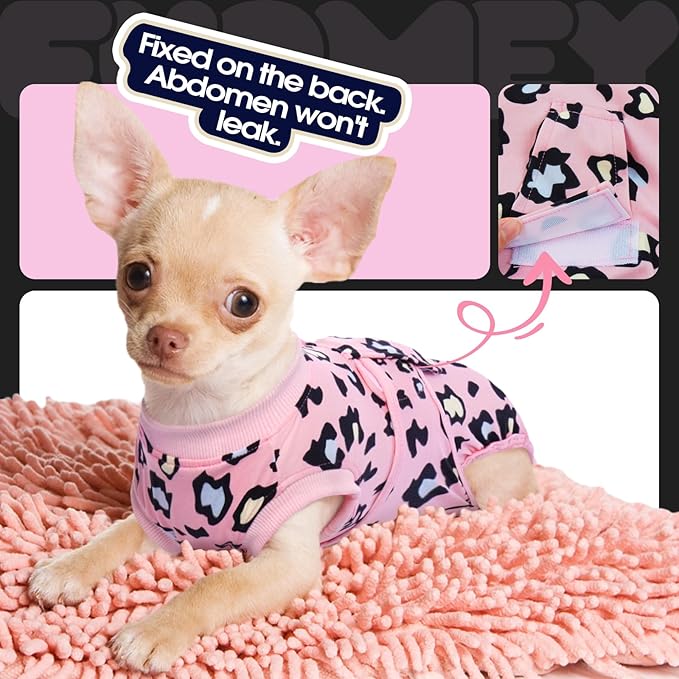 FUAMEY Recovery Suit for Dogs After Surgery, Soft Breathable Dog Bodysuit - Image 8