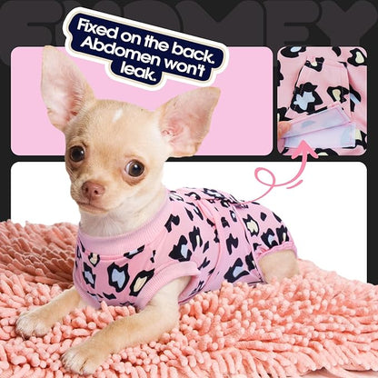FUAMEY Recovery Suit for Dogs After Surgery, Soft Breathable Dog Bodysuit - Image 8