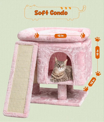 SYANDLVY Small Pink Cat Tree - Image 6