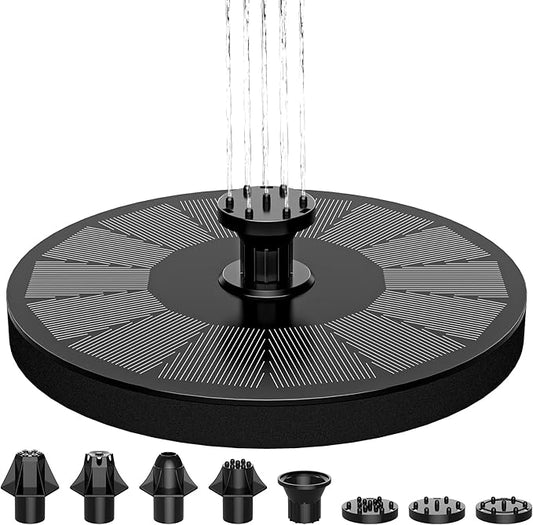 Solar Fountain, Floating Solar Powered Water Fountain Pump by AUTGA