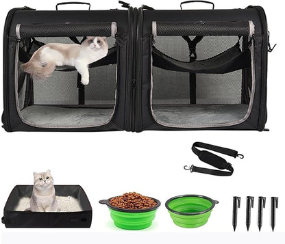 Wakytu Portable 2-in-1 Pet Carrier by Petshome