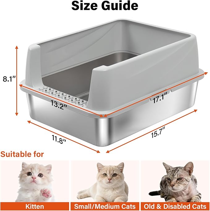 Stainless Steel Litter Box - Image 2