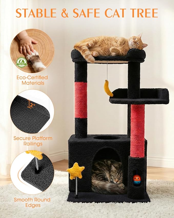 30In Cute Cat Tower for Indoor Cats - Image 4