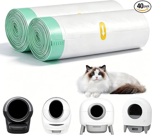 Thickened Automatic Cat Litter Box Liner Bag, Extra Thick Leakproof, by Getreadyforyournexttravel