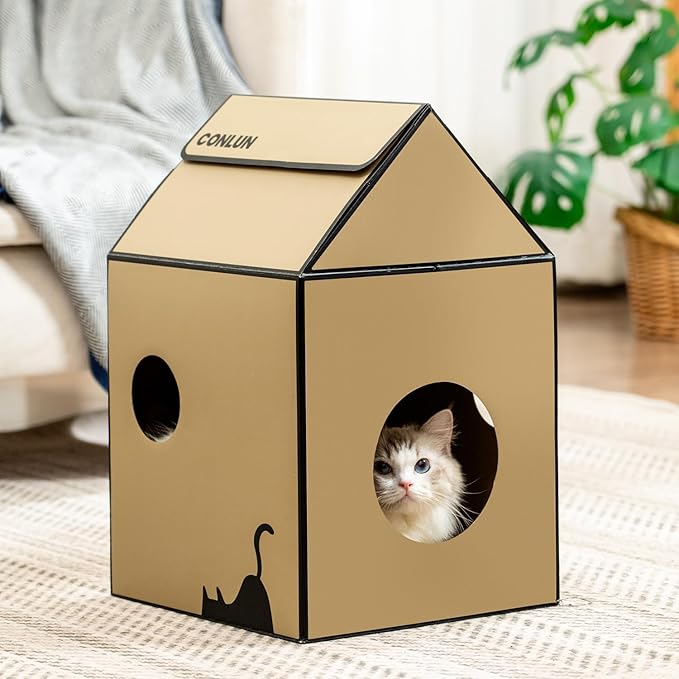 Conlun Cardboard Cat House - Image 6