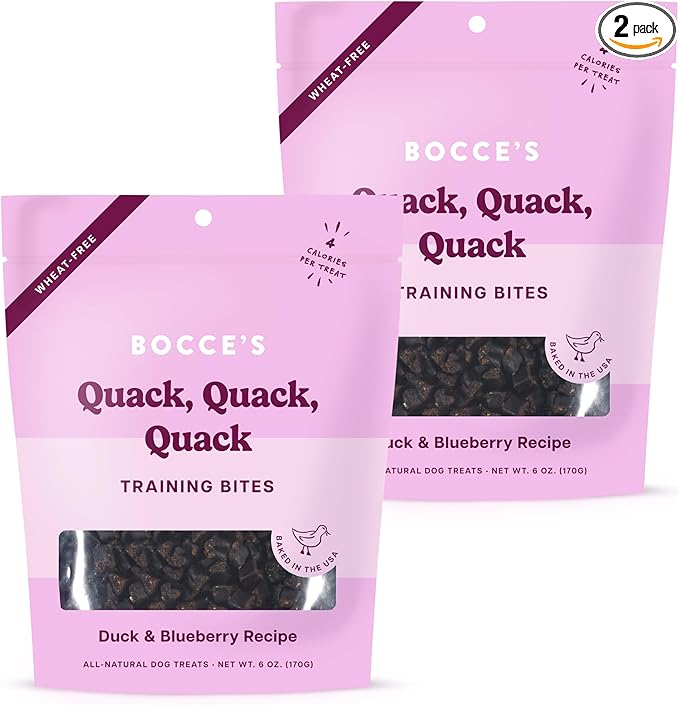Bocce's Bakery Quack Quack Quack Training Treats by BoccesBakery