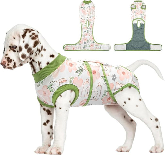 FUAMEY Dog Recovery Suit Male, Dogs Surgery Neuter Suits Puppy Spay Shirts by FUAMEY