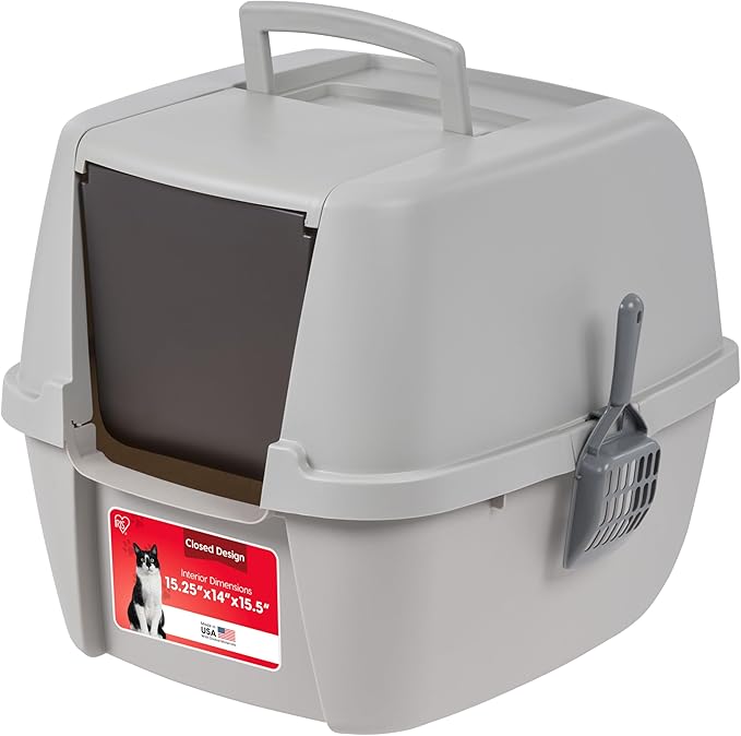 IRIS USA Cat Litter Box Large by IRISUSA