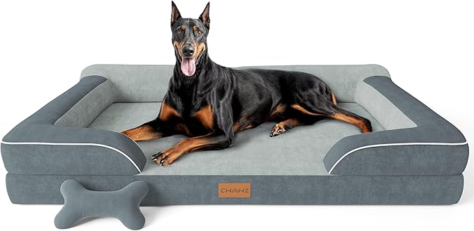CWAWZ XXL Dog Bed for Extra Large Dogs, Giant Orthopedic Dog Beds by CWAWZ